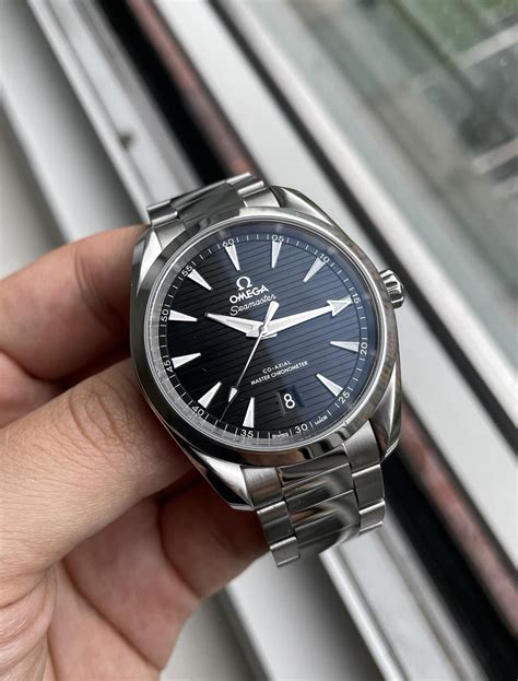 omega aqua terra 38mm black